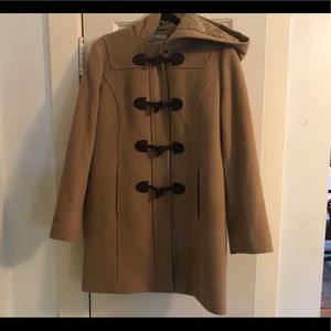 LL Bean Wool Toggle Jacket size 8